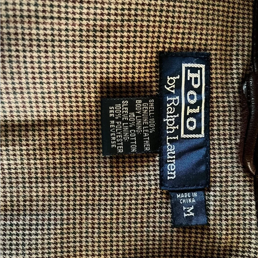 Ralph Lauren Men's Dark Brown Leather Jacket - Picture 2 of 2